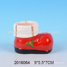 Titular de tealight de Navidad de promoción con forma de arranque